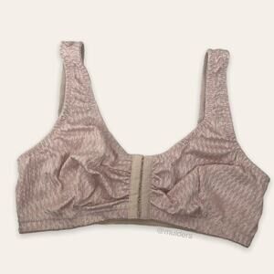 Clearpoint Medical Post Surgery Adjustable Front Closure Comfort Bra in Beige